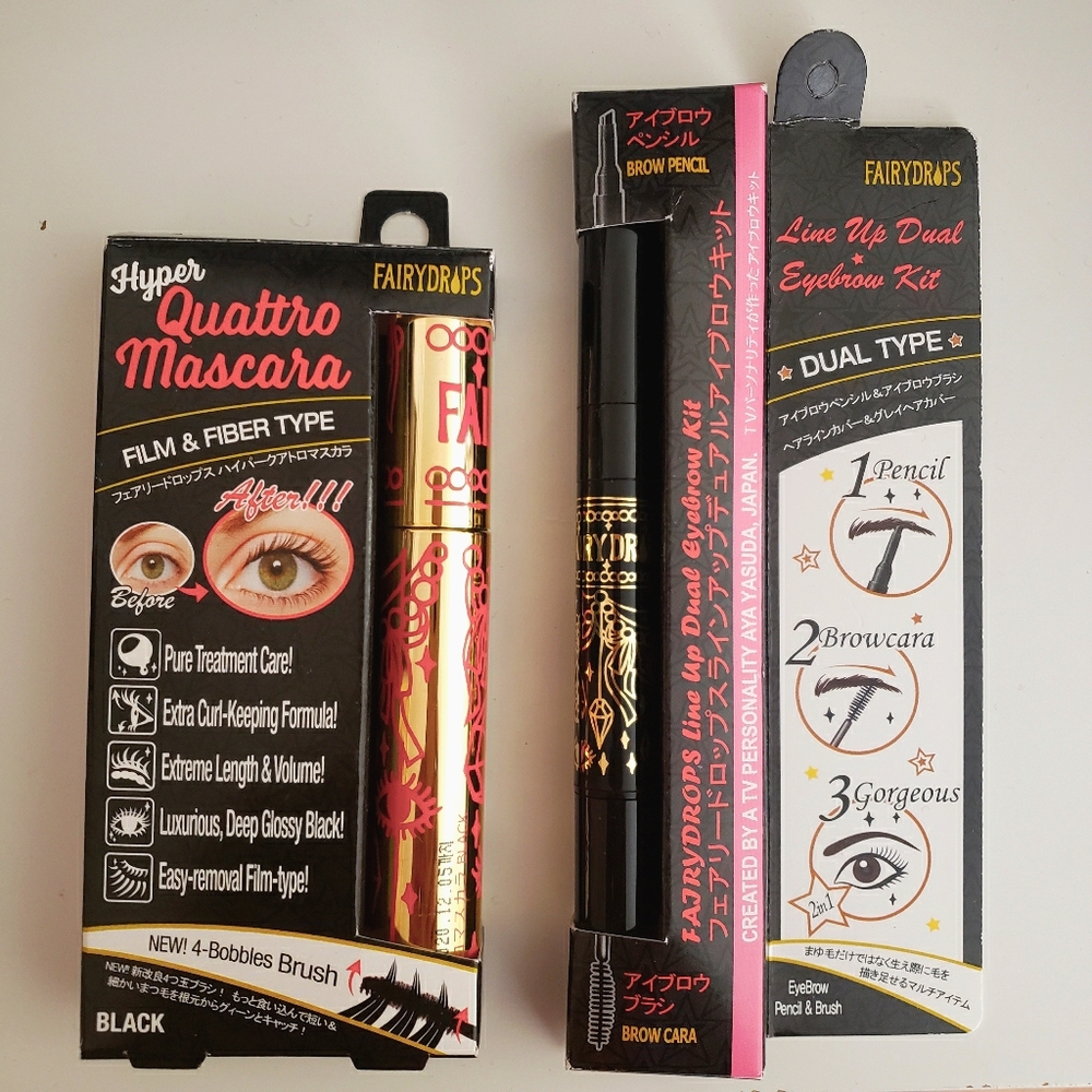 Long & Volume Mascara + dual eyebrow kit